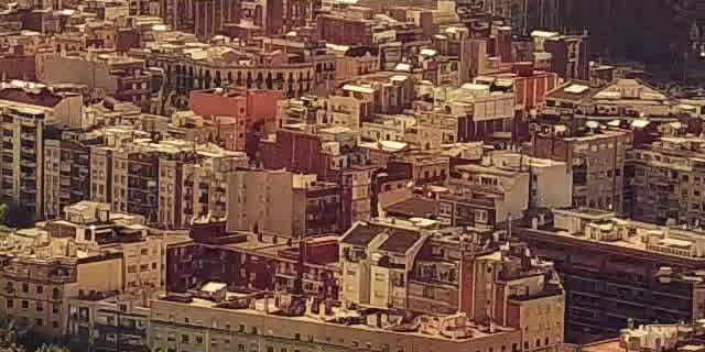 Vista aèria de la ciutat de Barcelona