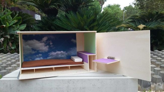 Una maqueta d’un ‘pis rusc’ elaborat per l’empresa Haibu 4.0 pisos-rusc-elcritic.cat
